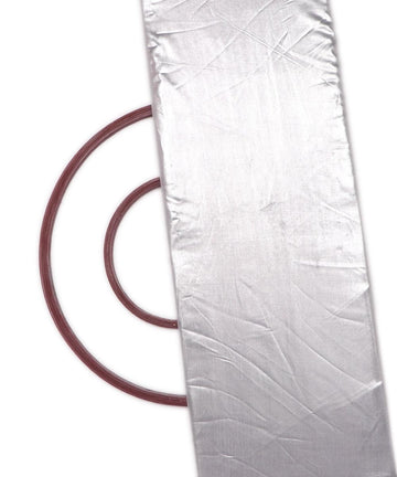 silver colour plain shimmer fabric